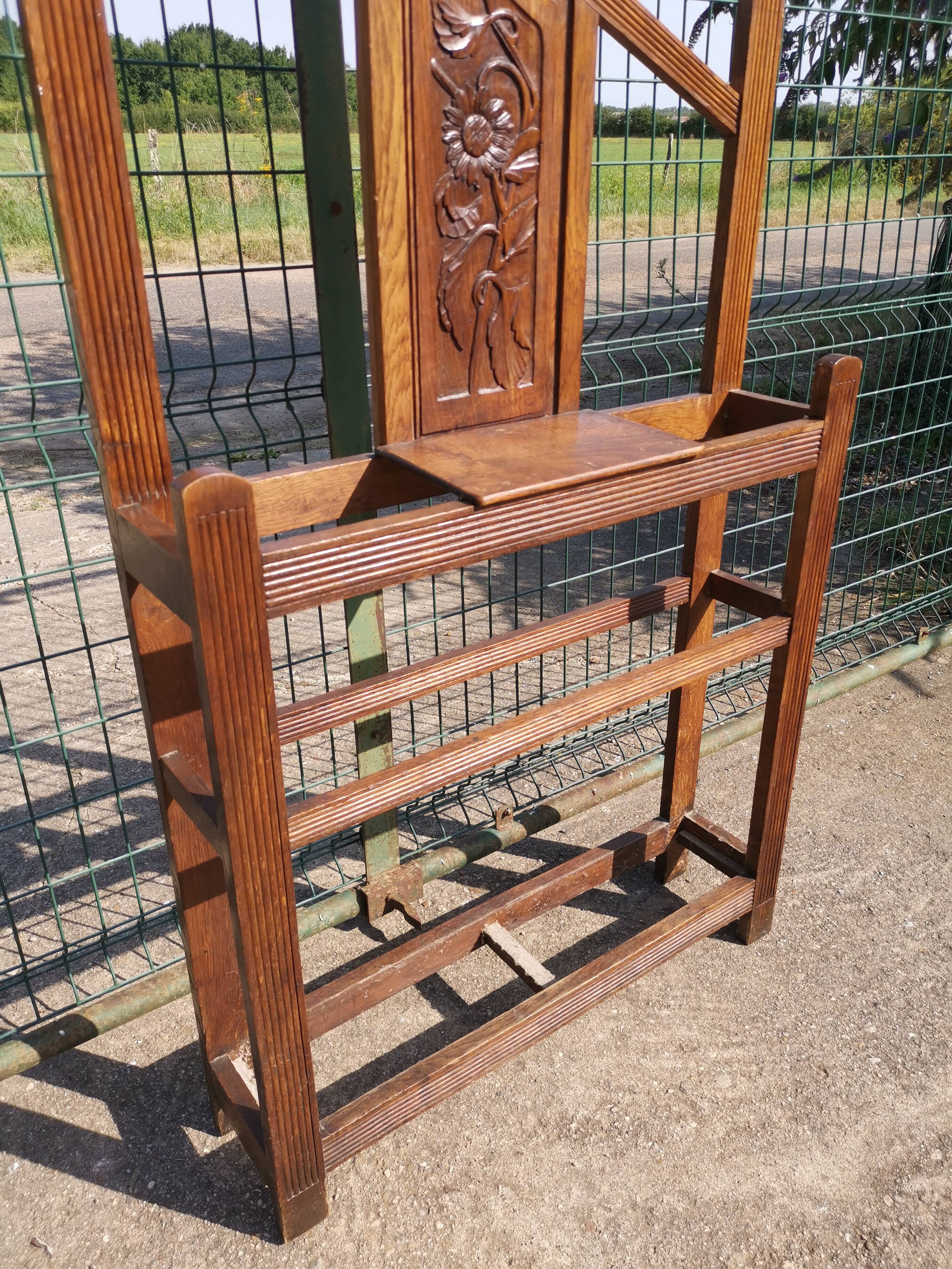 Coat rack wardrobe art deco style