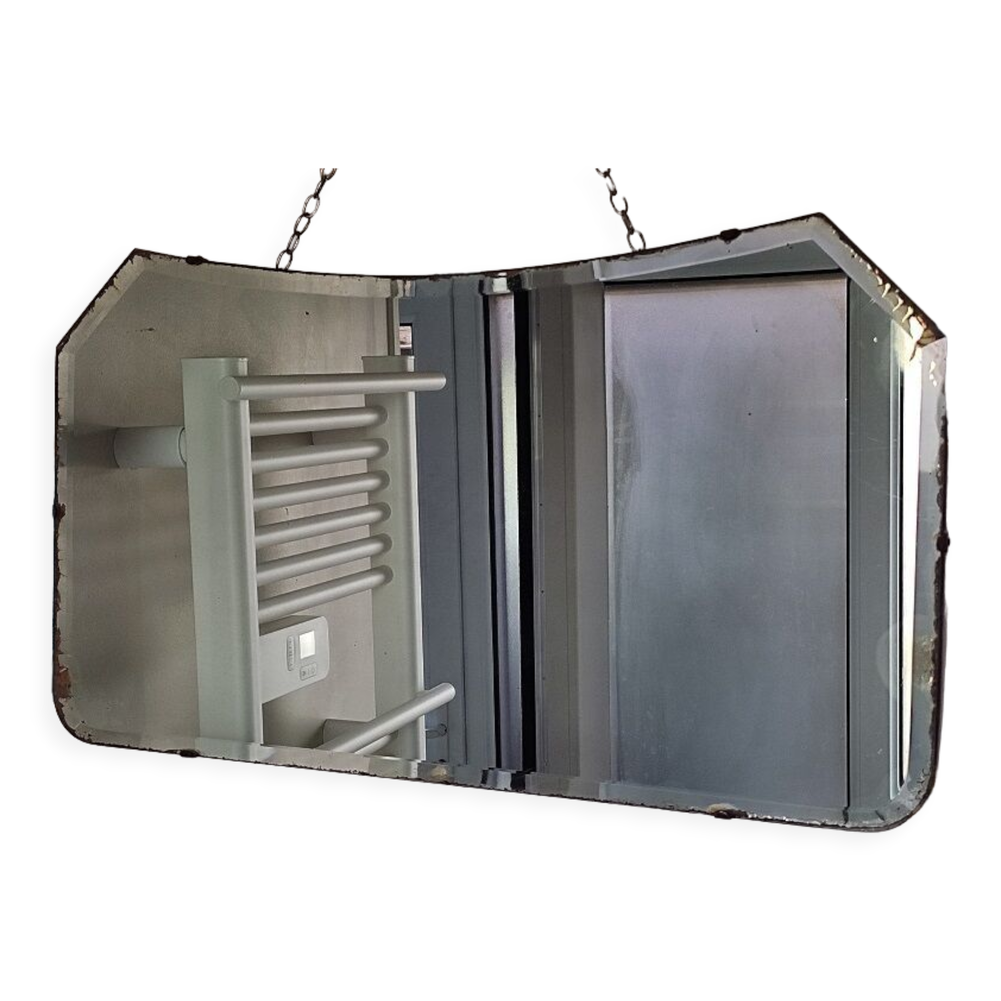 Art Deco beveled mirror