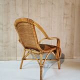 Rattan armchair