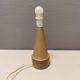 Handmade Beautiful partially glazed table lamp from Danish Søholm Ceramics, 1970s.