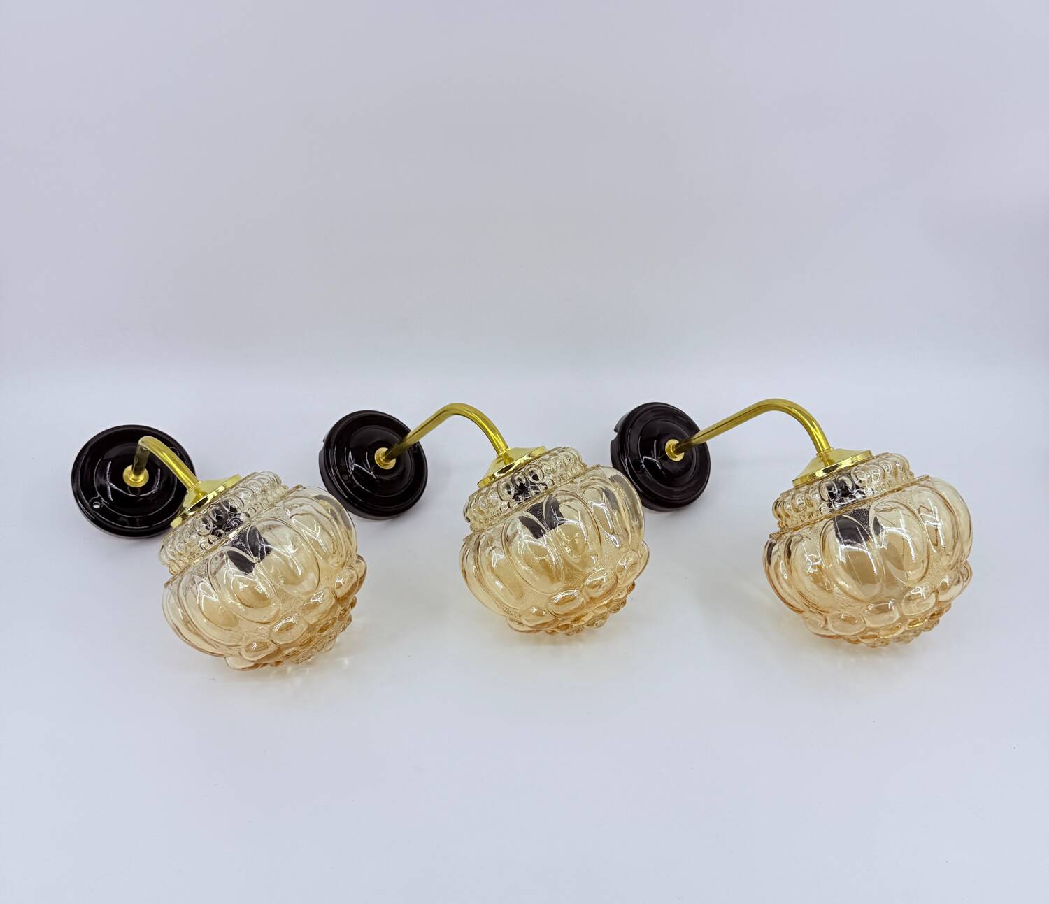 Appliques Bubble ambrées