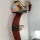 Kartell Library / Bookshelf - Bookworm - colour burgundy