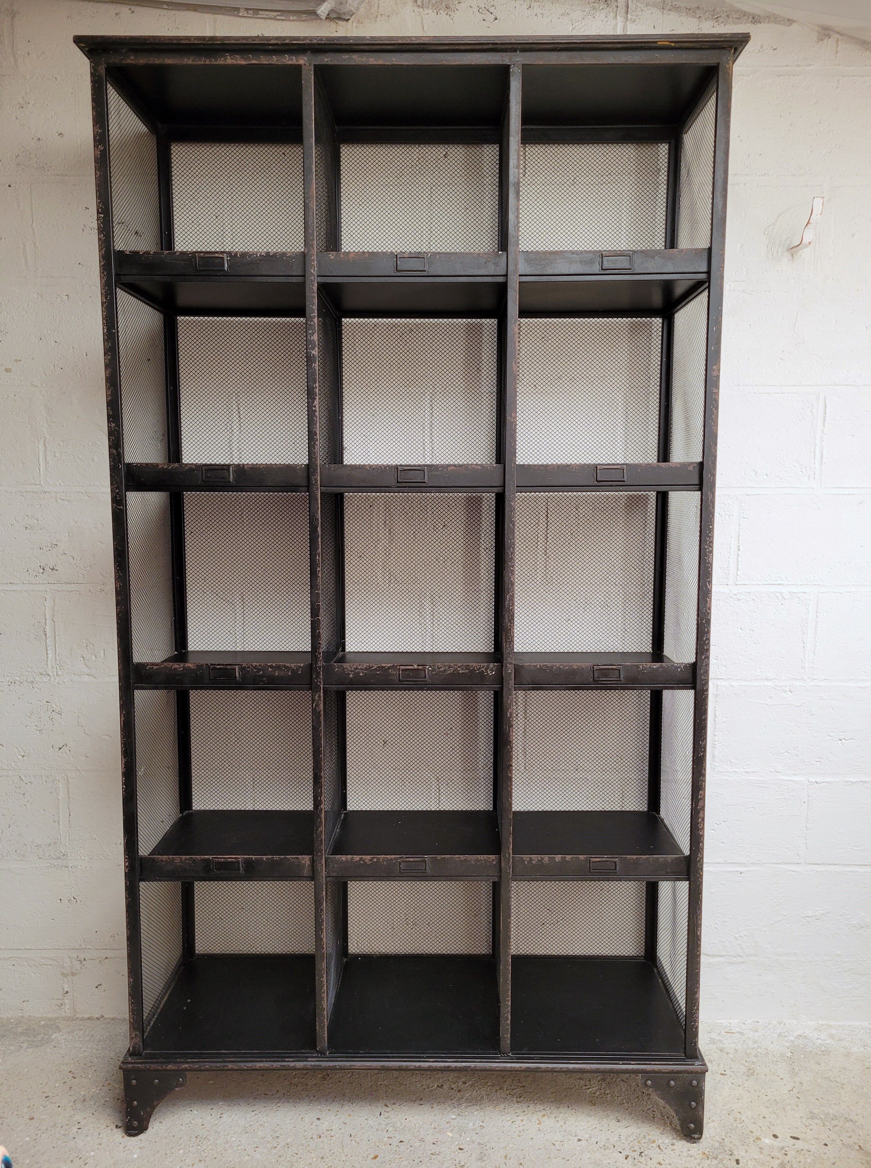 Industrial shelf style postal sorting