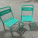 Two vintage garden chairs