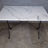Bistro table for 4 people in white marble