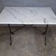 Bistro table for 4 people in white marble