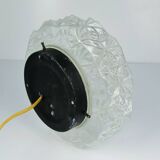 Plafonnier vintage en verre