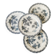 4 assiettes terre de fer Clairefontaine, modèle Righi