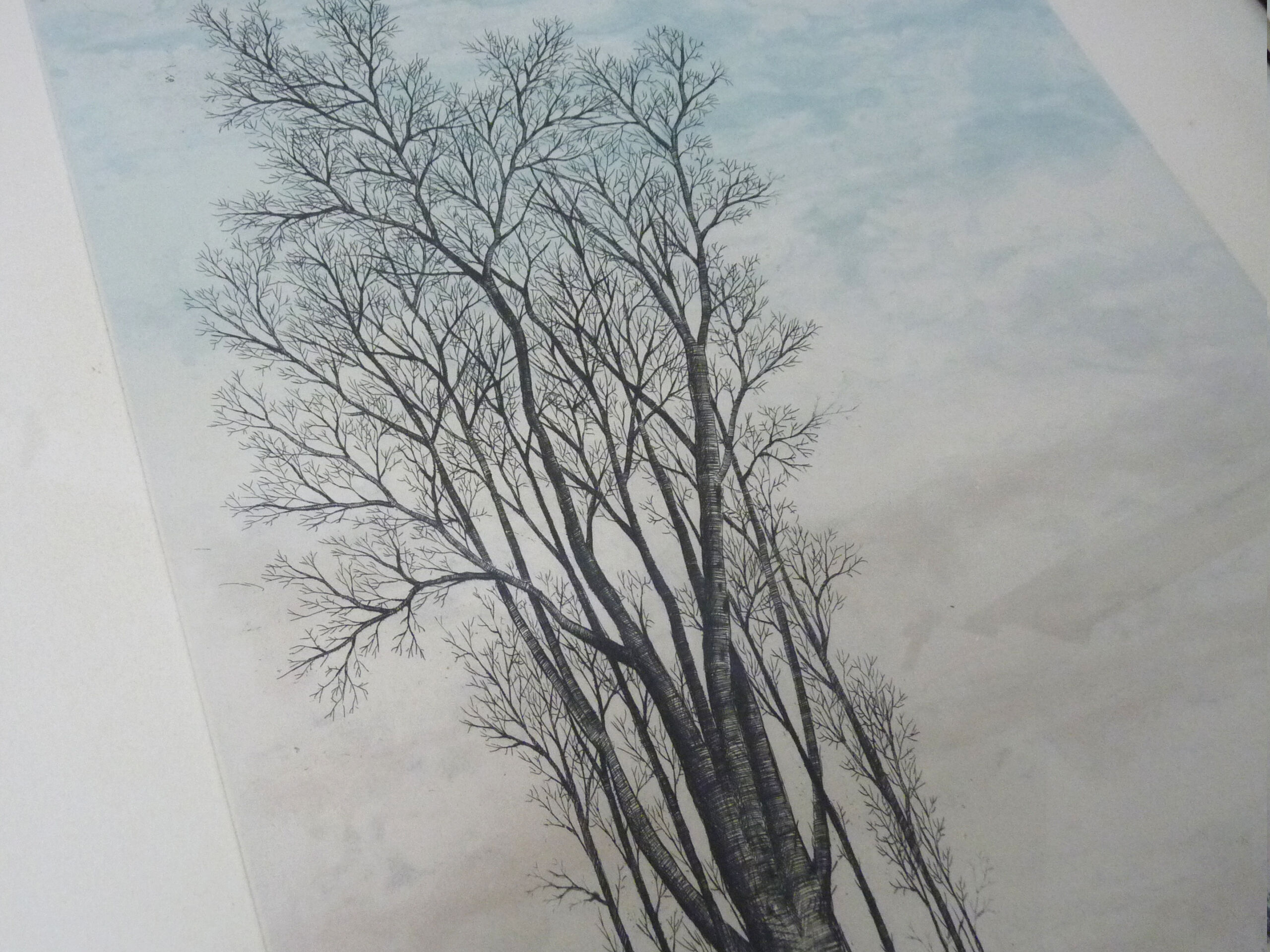 Original lithograph by Loppo Martinez " Elancourt " artist's proof. 21/91. 1982