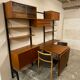 Vintage Scandinavian Teak wall unit by Poul Cadovius for royal system, 1950s