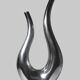 Contemporary Sculptural Aluminum Vessel, Extra Large