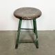 Green Industrial Workshop Stool, 1960s
