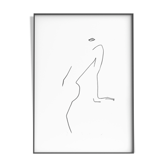 Woman in pose no.1 - 30x42cm