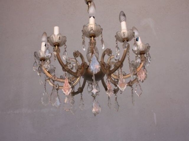 lustre à pampilles  1960