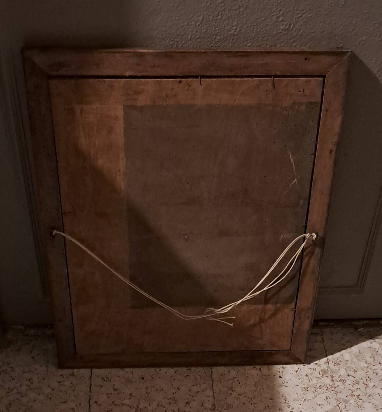 Lot of 2 victorian couple photo frames portrait ancestor painting woman and man xix france