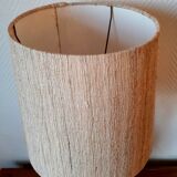 1950s pottery jug lamp and linen-style fabric lampshade