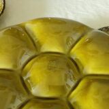 Assiettes à huitres en faience de gien