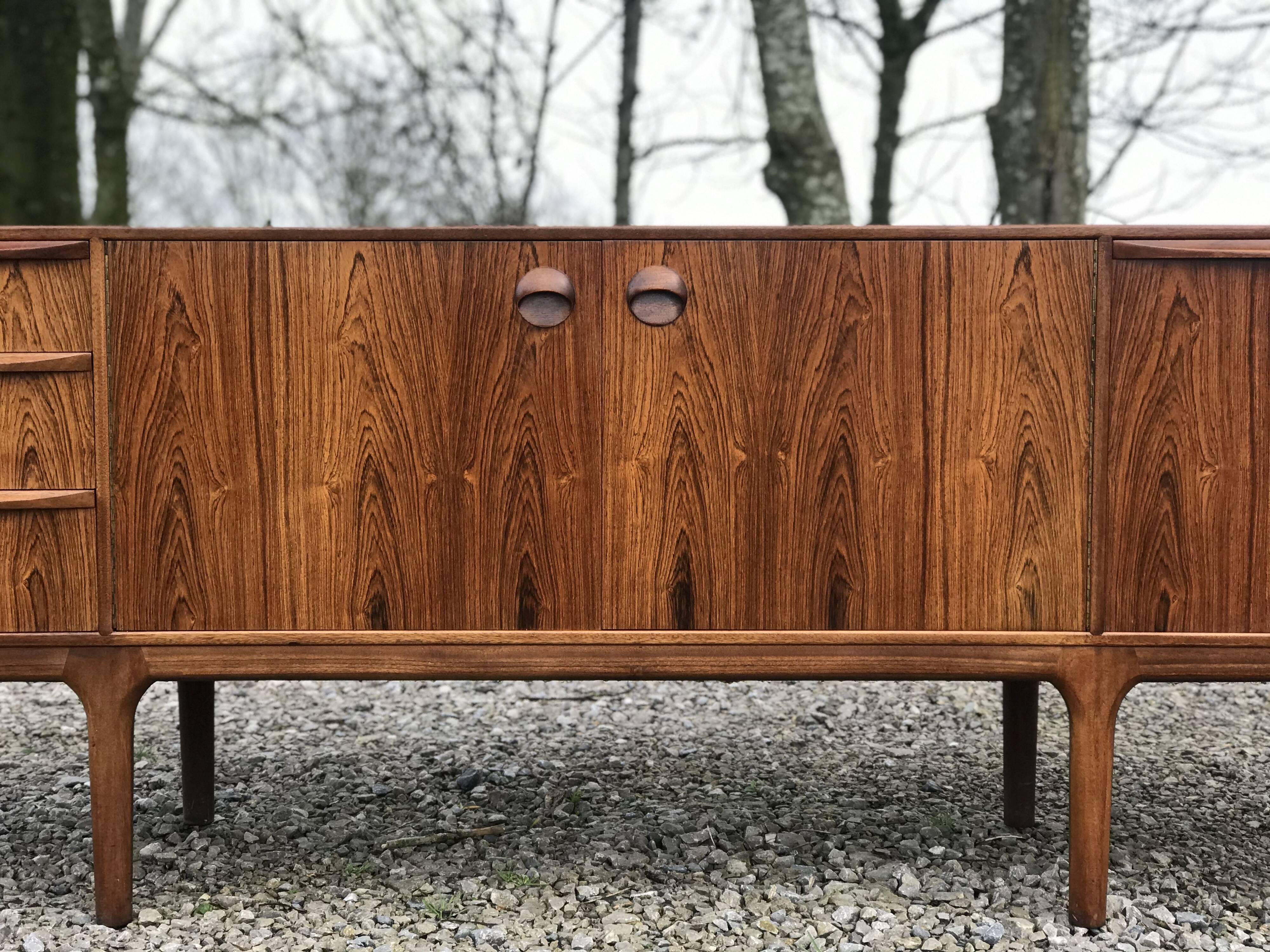 Rosewood sideboard by Tom Robertson for McIntosh, 1960