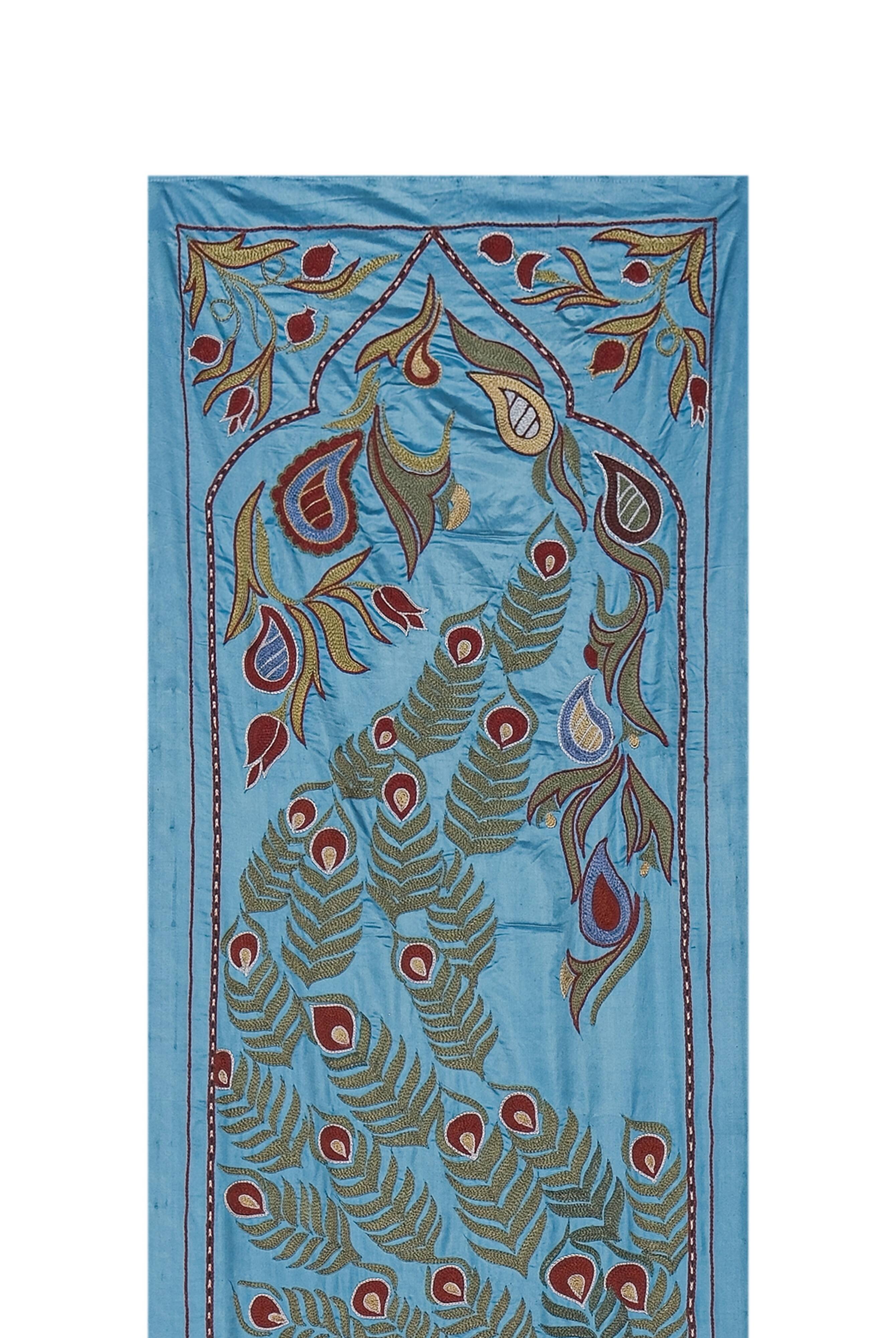 Hand knotted rug, vintage turkish rug 53x187 cm