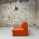 Vintage orange armchair, ed. Steiner