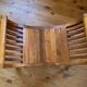 Curule or Dagobert teak seat