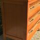 Vintage rattan chest of drawers
