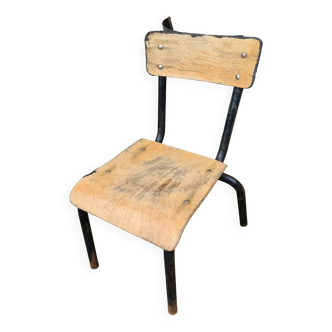 Vintage school chair