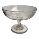 Compotier corbeille à fruit en verre moulé début XXème
