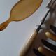 29-piece horn cutlery set, knives and serving utensils.