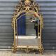 Gilded wooden mirror in baroque style  100x180cm