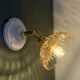 Vintage pink glass lampshade - tableware collection