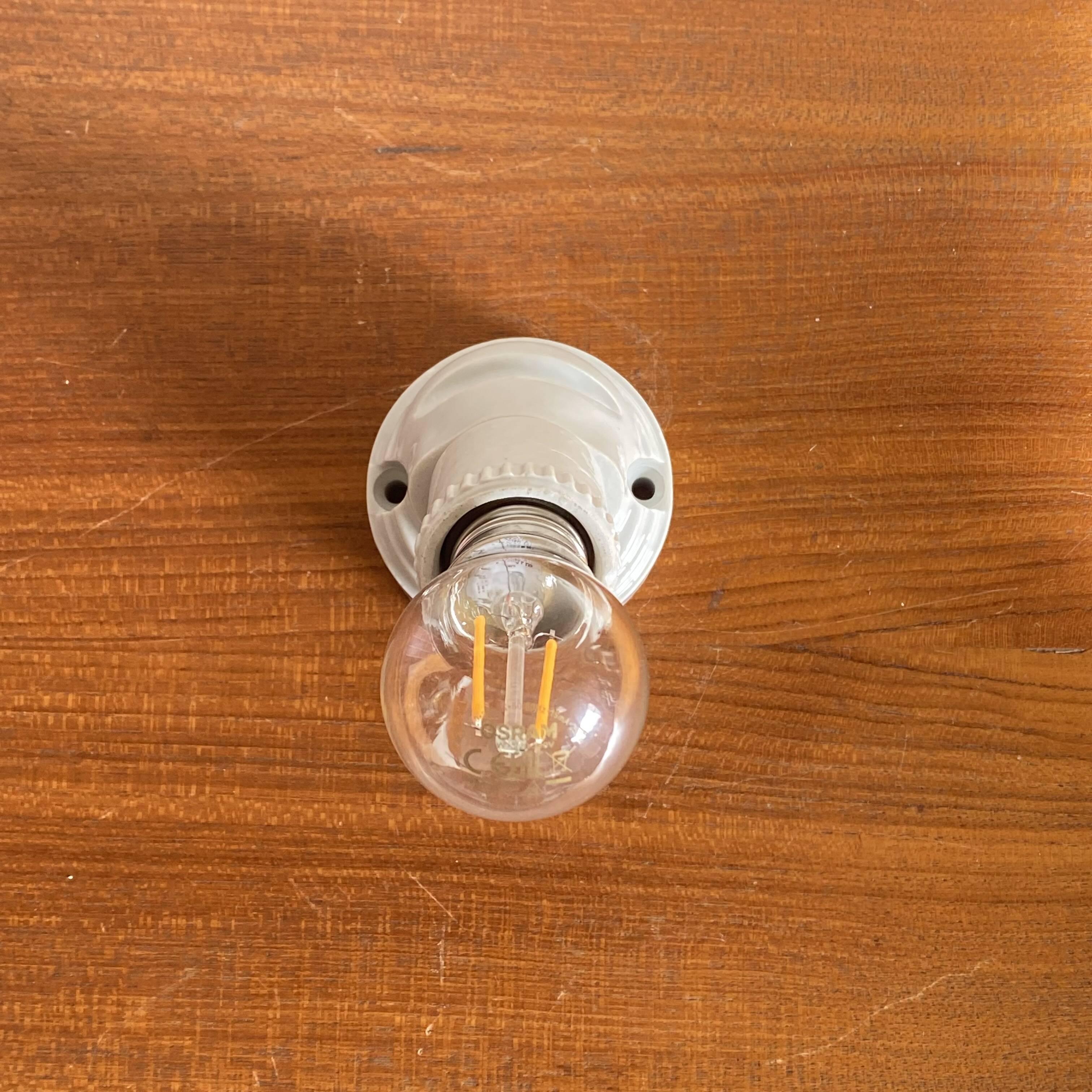 Ceramic porcelain wall light garage workshop