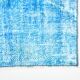 Tapis de cuisine bleu vintage, tapis couloir, 56x268 cm