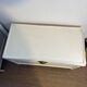 Vintage white patinated wooden chest