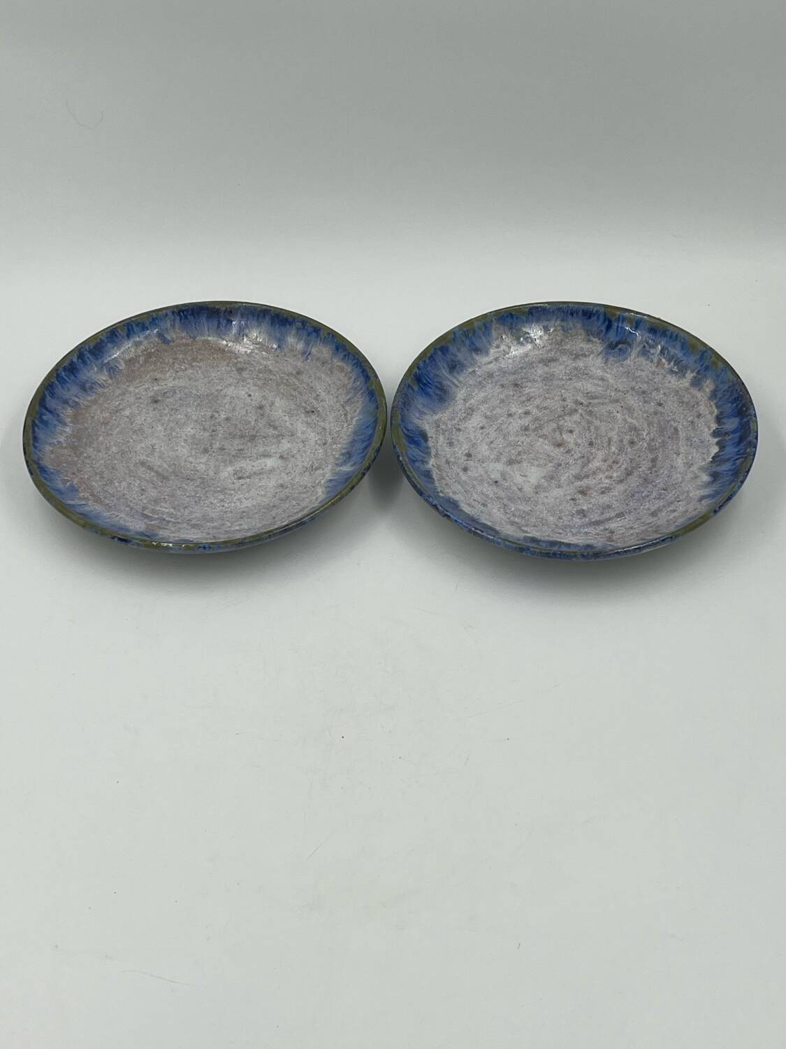 Set of 2 earthenware soup plates