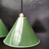 Enamelled sheet metal cone suspensions
