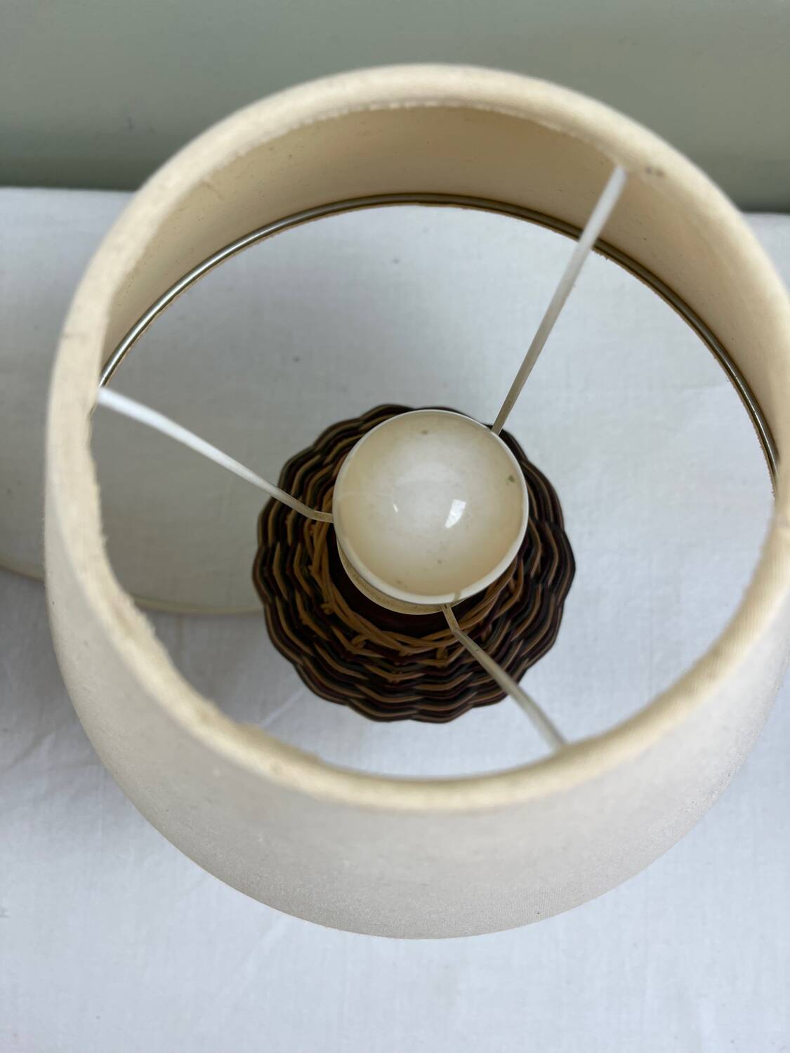 Pair of bedside lamps