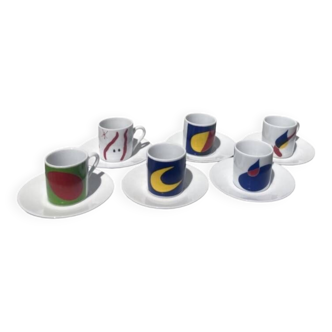 Miro coffee cups 1980