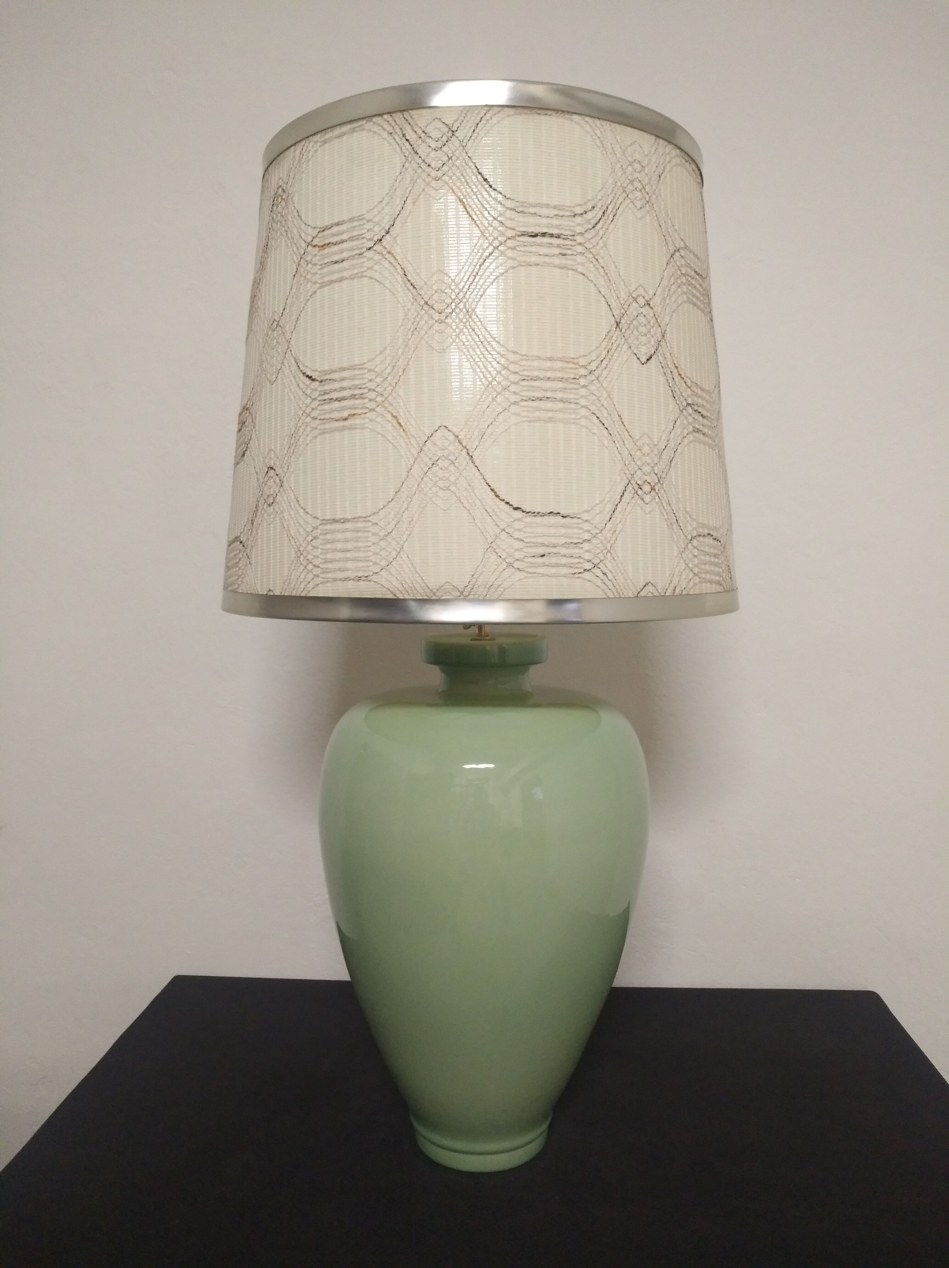 Charolles earthenware lamp from the 70s/80s