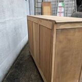 Natural wood sideboard