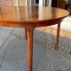 Round Extendable Dining Table McIntosh Edition 1960s Rosewood
