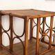 Table basse rotin et bambou