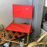 Vintage low folding Lafuma chair