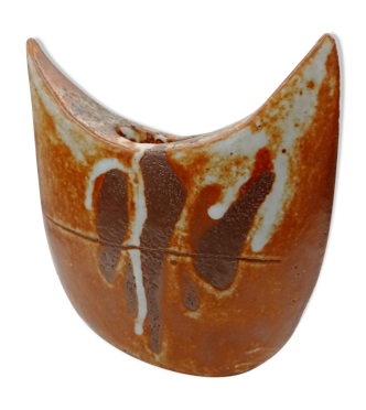 Beau Vase Signé Sylvie Dufour – Grès De La Borne, Puisaye, époque 1950/1960 N°2