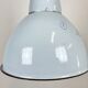 Industrial Grey Enamel Pendant Lamp, 1960s