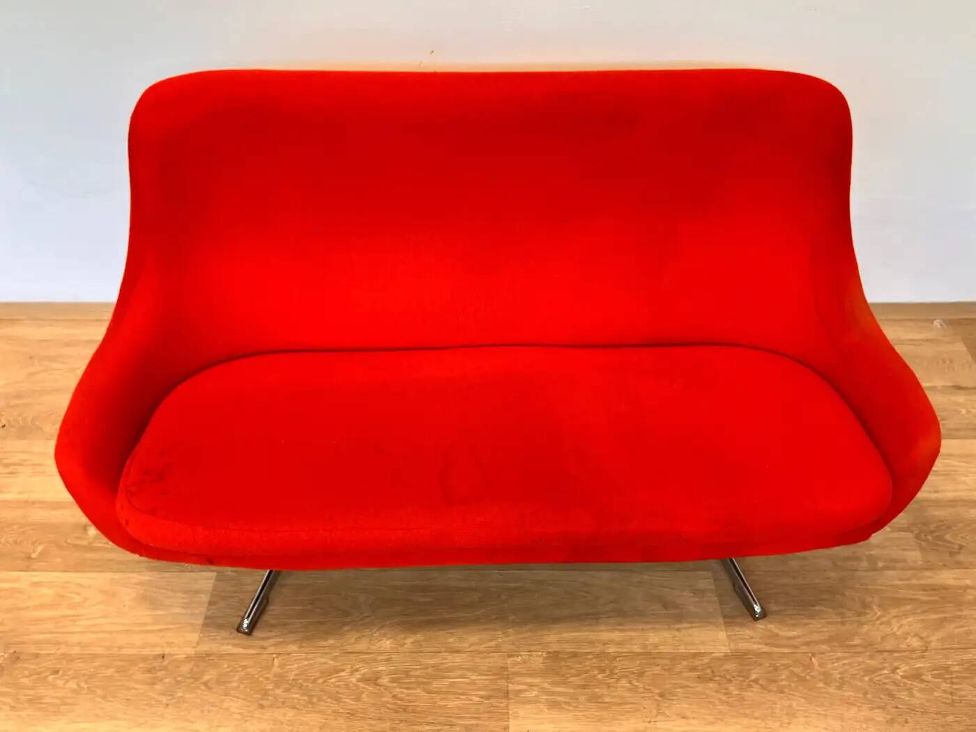 Set of mid-century French style Space Age cocktail sofa and chairs - 1970s