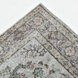 5x9 Gray & Black Oriental Vintage Rug 170x275Cm SK 6991