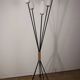 Lampadaire en métal et opaline, 1960
