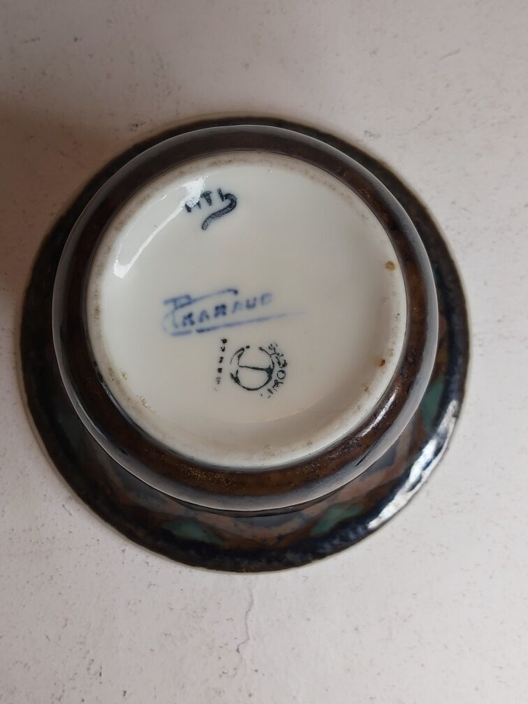 Coupe "Dakar" Camille Tharaud porcelain Limoges