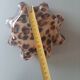 Wavy leopard resin plastic tray